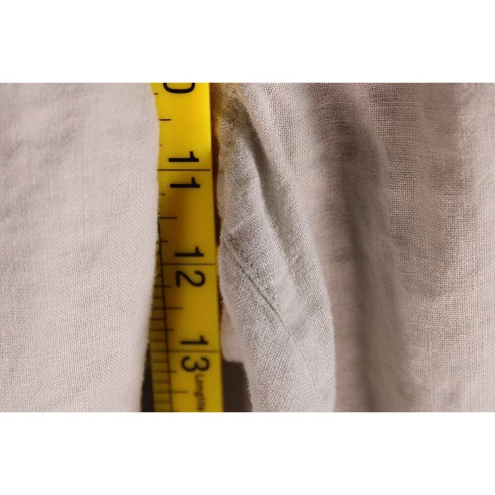 Banana Republic Linen Pants Mens 36x30 Beige 100% Linen Straight Casual